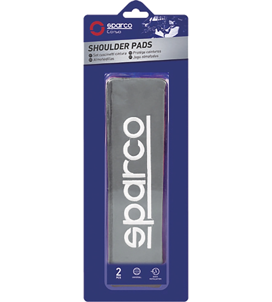 SET 2 PEZZI DI CUSCINETTI PASSACINTURA SPC1204 UNIVERSALI PER AUTO GRIGI